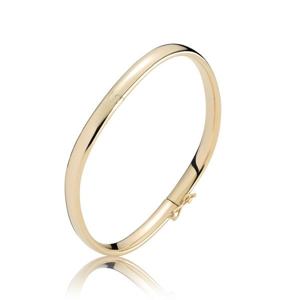 BNH armring i 8 kt guld, 5 mm bred, diameter 5,5–6,5 cm